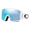 Oakley - Line Miner™ M - Prizm Snow Sapphire Iridium - Matte White - Maschera da Sci - Snow Goggles - Oakley Eyewear