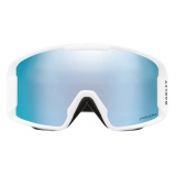 Oakley - Line Miner™ M - Prizm Snow Sapphire Iridium - Matte White - Maschera da Sci - Snow Goggles - Oakley Eyewear