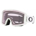 Oakley - Line Miner™ M - Prizm Snow Clear - Matte White - Maschera da Sci - Snow Goggles - Oakley Eyewear