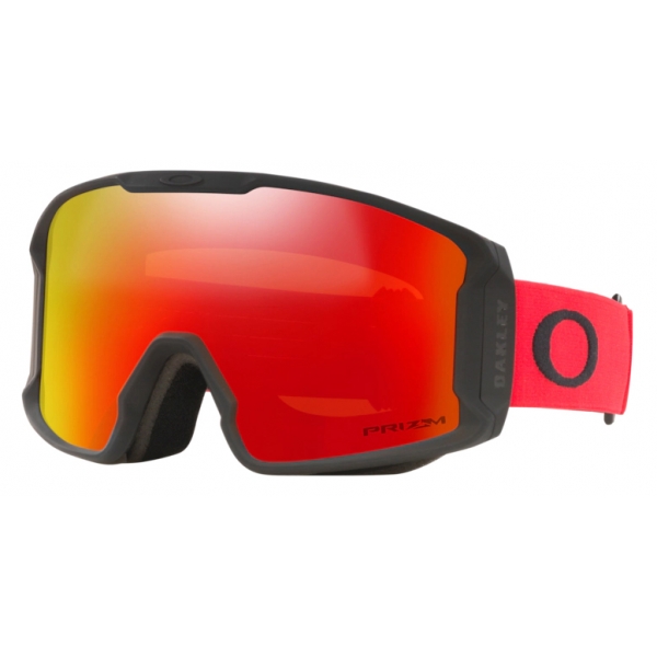 Oakley - Line Miner™ M - Prizm Snow Torch Iridium - Redline - Maschera da Sci - Snow Goggles - Oakley Eyewear