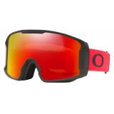 Oakley - Line Miner™ M - Prizm Snow Torch Iridium - Redline - Maschera da Sci - Snow Goggles - Oakley Eyewear