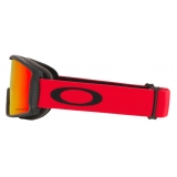 Oakley - Line Miner™ M - Prizm Snow Torch Iridium - Redline - Maschera da Sci - Snow Goggles - Oakley Eyewear