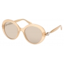Swarovski - Swarovski Oval Sunglasses - Gold - Sunglasses - Swarovski Eyewear