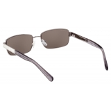Swarovski - Swarovski Rectangular Sunglasses - Silver - Sunglasses - Swarovski Eyewear