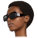 Swarovski - Occhiali da Sole Ottagonale Swarovski - Nero - Occhiali da Sole - Swarovski Eyewear