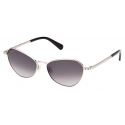 Swarovski - Swarovski Cat-Eye Sunglasses - Silver Black - Sunglasses - Swarovski Eyewear