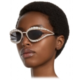 Swarovski - Occhiali da Sole Ovale Swarovski - Grigio - Occhiali da Sole - Swarovski Eyewear