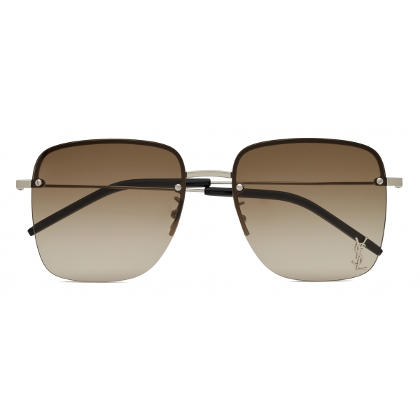 Yves Saint Laurent - SL 312 M - Silver Gradient Green - Sunglasses ...