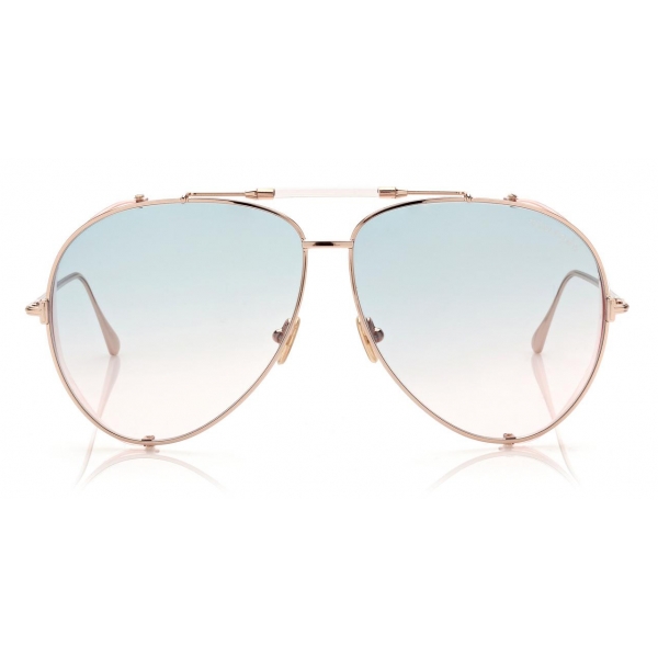 Tom Ford - Jack Sunglasses - Pilot Sunglasses - Rose Gold - FT0900 - Sunglasses - Tom Ford Eyewear
