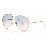 Tom Ford - Jack Sunglasses - Pilot Sunglasses - Rose Gold - FT0900 - Sunglasses - Tom Ford Eyewear