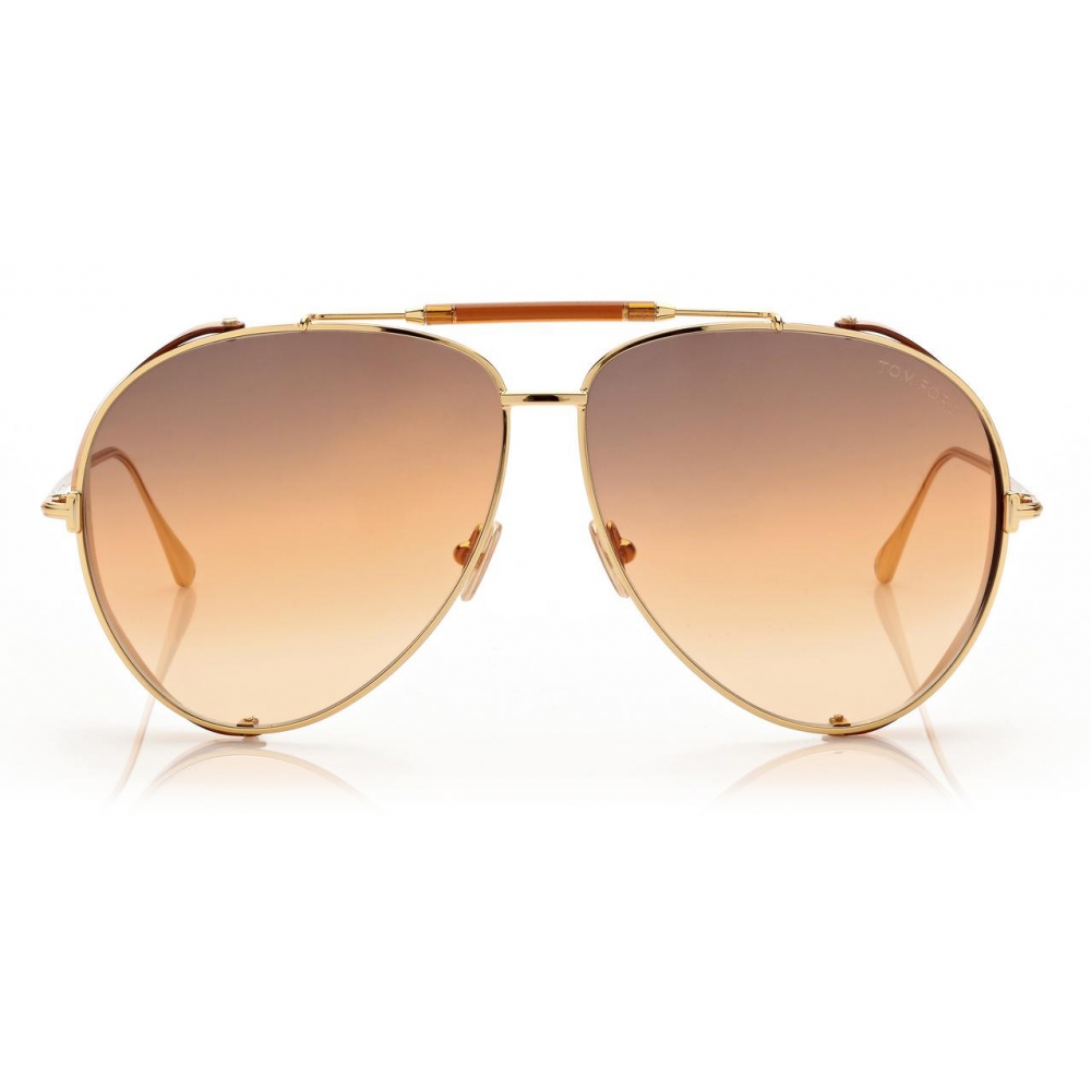 Tom Ford - Jack Sunglasses - Pilot Sunglasses - Gold - FT0900 ...