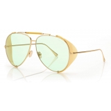 Tom Ford - Jack Sunglasses - Occhiali da Sole Pilota - Oro Profondo - FT0900 - Occhiali da Sole - Tom Ford Eyewear