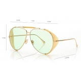 Tom Ford - Jack Sunglasses - Occhiali da Sole Pilota - Oro Profondo - FT0900 - Occhiali da Sole - Tom Ford Eyewear