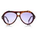 Tom Ford - Neughman Sunglasses - Navigator Sunglasses - Blonde Havana - FT0882 - Sunglasses - Tom Ford Eyewear