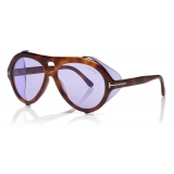 Tom Ford - Neughman Sunglasses - Navigator Sunglasses - Blonde Havana - FT0882 - Sunglasses - Tom Ford Eyewear