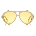 Tom Ford - Neughman Sunglasses - Navigator Sunglasses - Ivory - FT0882 - Sunglasses - Tom Ford Eyewear