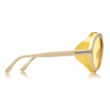 Tom Ford - Neughman Sunglasses - Navigator Sunglasses - Ivory - FT0882 - Sunglasses - Tom Ford Eyewear