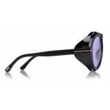 Tom Ford - Neughman Sunglasses - Navigator Sunglasses - Shiny Black Violet - FT0882 - Sunglasses - Tom Ford Eyewear