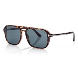 Tom Ford - Crosby Sunglasses - Occhiali da Sole Squadrati - Havana - FT0910 - Occhiali da Sole - Tom Ford Eyewear