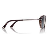 Tom Ford - Crosby Sunglasses - Occhiali da Sole Squadrati - Havana - FT0910 - Occhiali da Sole - Tom Ford Eyewear