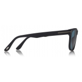 Tom Ford - Stephenson Sunglasses - Occhiali da Sole Squadrati - Nero Opaco - FT0775-P - Occhiali da Sole - Tom Ford Eyewear