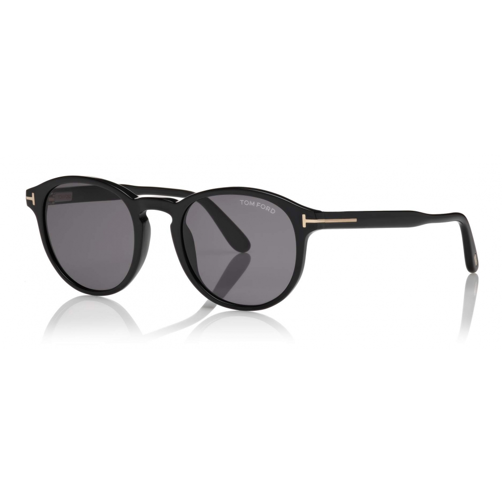 Tom Ford - Dante Sunglasses - Round Sunglasses - Black - FT0834 ...