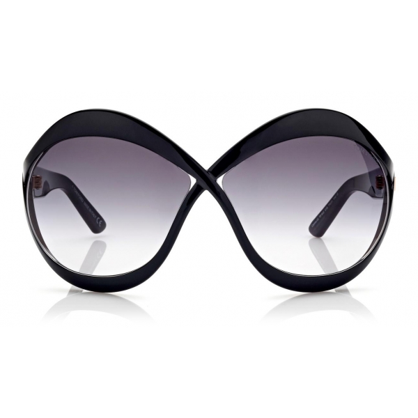 Tom Ford - Carine Sunglasses - Round Sunglasses - Black - FT0902 - Sunglasses - Tom Ford Eyewear