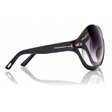 Tom Ford - Carine Sunglasses - Occhiali da Sole Rotondi - Nero - FT0902 - Occhiali da Sole - Tom Ford Eyewear