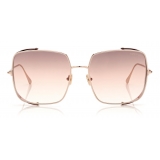 Tom Ford - Toby Sunglasses - Occhiali da Sole Pilota - Oro Rosa - FT0901 - Occhiali da Sole - Tom Ford Eyewear