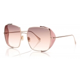 Tom Ford - Toby Sunglasses - Occhiali da Sole Pilota - Oro Rosa - FT0901 - Occhiali da Sole - Tom Ford Eyewear