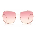 Tom Ford - Toby Sunglasses - Occhiali da Sole Pilota - Rosa - FT0901 - Occhiali da Sole - Tom Ford Eyewear