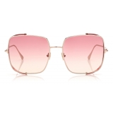 Tom Ford - Toby Sunglasses - Occhiali da Sole Pilota - Rosa - FT0901 - Occhiali da Sole - Tom Ford Eyewear