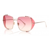 Tom Ford - Toby Sunglasses - Occhiali da Sole Pilota - Rosa - FT0901 - Occhiali da Sole - Tom Ford Eyewear