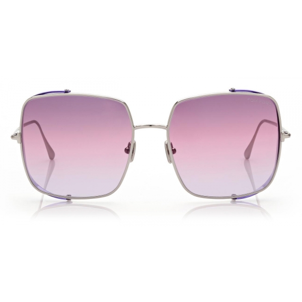 Tom Ford - Toby Sunglasses - Pilot Sunglasses - Silver Pink - FT0901 - Sunglasses - Tom Ford Eyewear