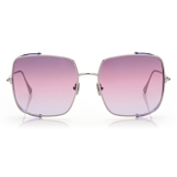 Tom Ford - Toby Sunglasses - Occhiali da Sole Pilota - Argento Rosa - FT0901 - Occhiali da Sole - Tom Ford Eyewear