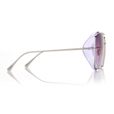 Tom Ford - Toby Sunglasses - Occhiali da Sole Pilota - Argento Rosa - FT0901 - Occhiali da Sole - Tom Ford Eyewear