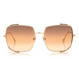 Tom Ford - Toby Sunglasses - Occhiali da Sole Pilota - Oro - FT0901 - Occhiali da Sole - Tom Ford Eyewear