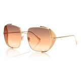 Tom Ford - Toby Sunglasses - Occhiali da Sole Pilota - Oro - FT0901 - Occhiali da Sole - Tom Ford Eyewear