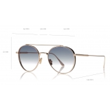 Tom Ford - Toby Sunglasses - Pilot Sunglasses - Gold - FT0901 - Sunglasses - Tom Ford Eyewear