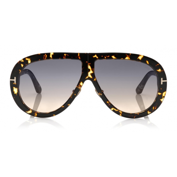 Tom Ford - Troy Sunglasses - Occhiali da Sole Rotondi - Havana Sfumato - FT0836 - Occhiali da Sole - Tom Ford Eyewear