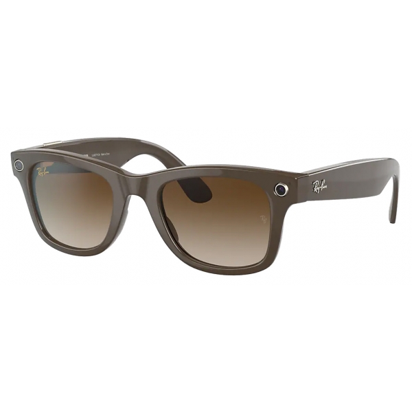 Ray-Ban Stories Wayfarer Facebook outlet SHINY BROWN RW4002