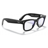Ray-Ban - RW4002 601/SB 50-22 - Ray-Ban Stories Wayfarer - Nero - Lente Filtro Luce Blu - Occhiali da Sole - Ray-Ban Eyewear