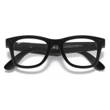 Ray-Ban - RW4002 601SM3 50-22 - Ray-Ban Stories Wayfarer - Matte Black - Clear Grey Lenses - Sunglass - Ray-Ban Eyewear