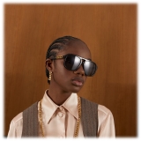 Gucci - Navigator-Frame Sunglasses - Black Grey - Gucci Eyewear