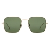 Gucci - Square Frame Sunglasses - Gold Green - Gucci Eyewear