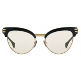 Gucci - Cat Eye Foldable Sunglasses - Black Light  Yellow - Gucci Eyewear