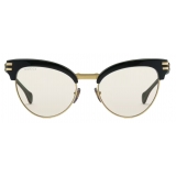 Gucci - Occhiale da Sole Cat Eye Pieghevoli - Nero Giallo Chiaro - Gucci Eyewear