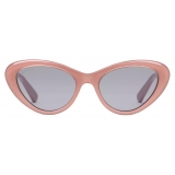 Gucci - Occhiale da Sole Cat Eye - Rosa Grigio - Gucci Eyewear