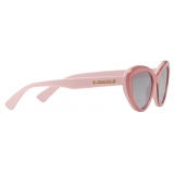 Gucci - Occhiale da Sole Cat Eye - Rosa Grigio - Gucci Eyewear