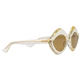 Gucci - Cat Eye 'Porto Cervo' Sunglasses - Yellow - Gucci Eyewear